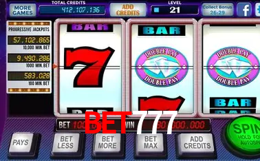Slots na Plataforma Bet777